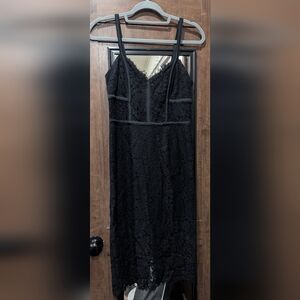 Express Black Lace Dress